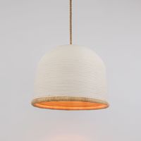 Bell White Pendant Small 60cm