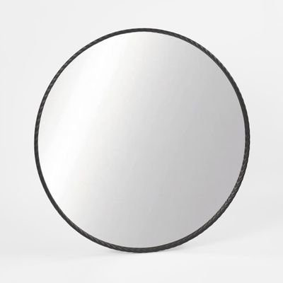 Palais Round Mirror Large Black