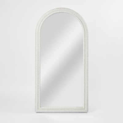 Fossil Arch Mirror White