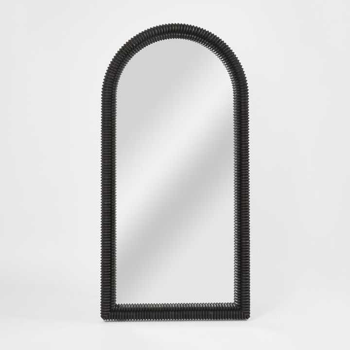 Fossil Arch Mirror Black