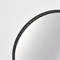 Palais Round Mirror Small Black