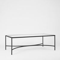 Palais Rectangular Coffee Table Black