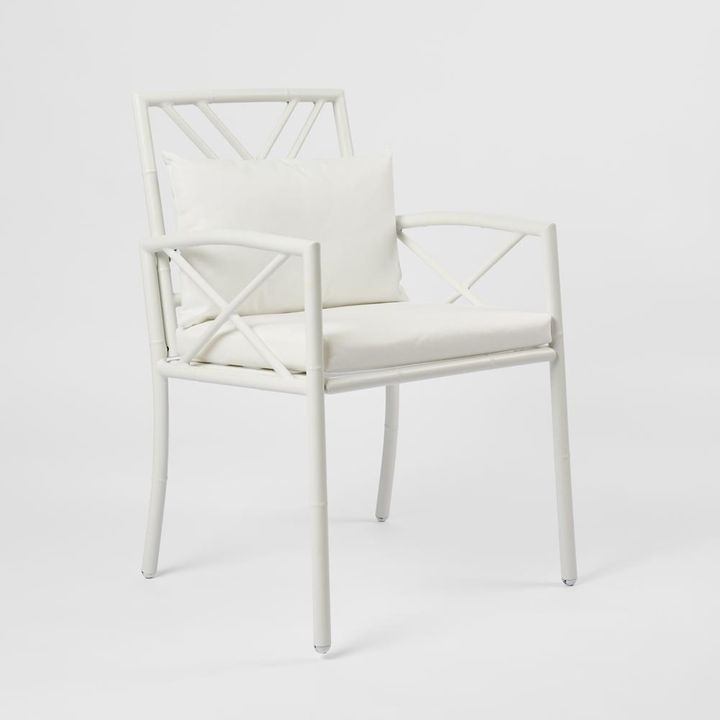 Elodie Outdoor Dining Chair White