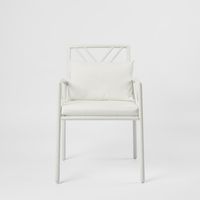 Elodie Outdoor Dining Chair White