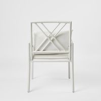 Elodie Outdoor Dining Chair White