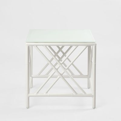 Elodie Outdoor Side Table White