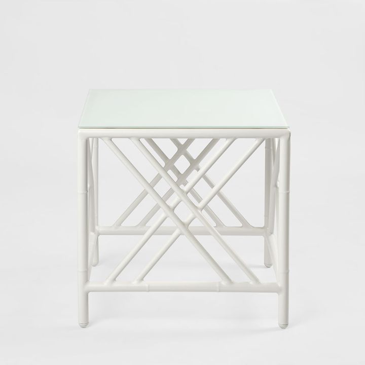 Elodie Outdoor Side Table White