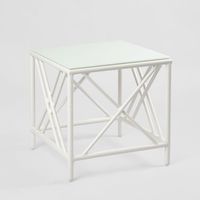 Elodie Outdoor Side Table White