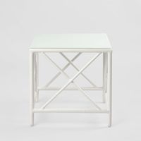 Elodie Outdoor Side Table White