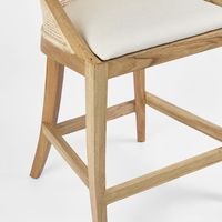 Beau Counter stool Natural Whitewash