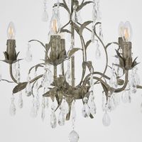 Medium Taupe Chandelier