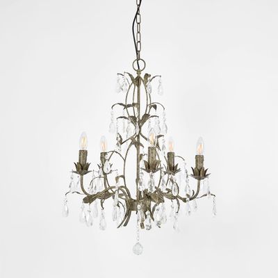 Medium Taupe Chandelier