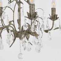 Medium Taupe Chandelier