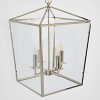 Ralph Large Glass Square Pendant