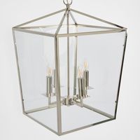 Ralph Large Glass Square Pendant