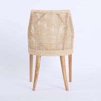 Charlotte Rattan Dining Chair Natural Whitewash