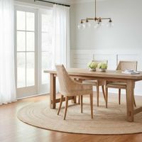 Charlotte Rattan Dining Chair Natural Whitewash