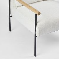 Liam Armchair Ivory & Natural