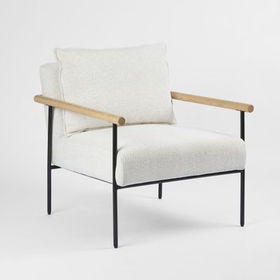 Liam Armchair Ivory & Natural