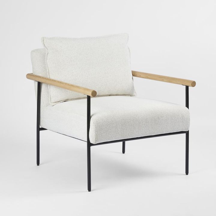 Liam Armchair Ivory & Natural