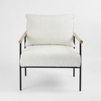 Liam Armchair Ivory & Natural