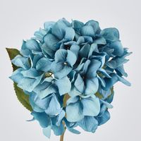 Single Hydrangea Stem Blue 69cm