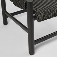 Riven Outdoor Occasional Chair Black