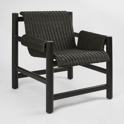 Riven Outdoor Occasional Chair Black