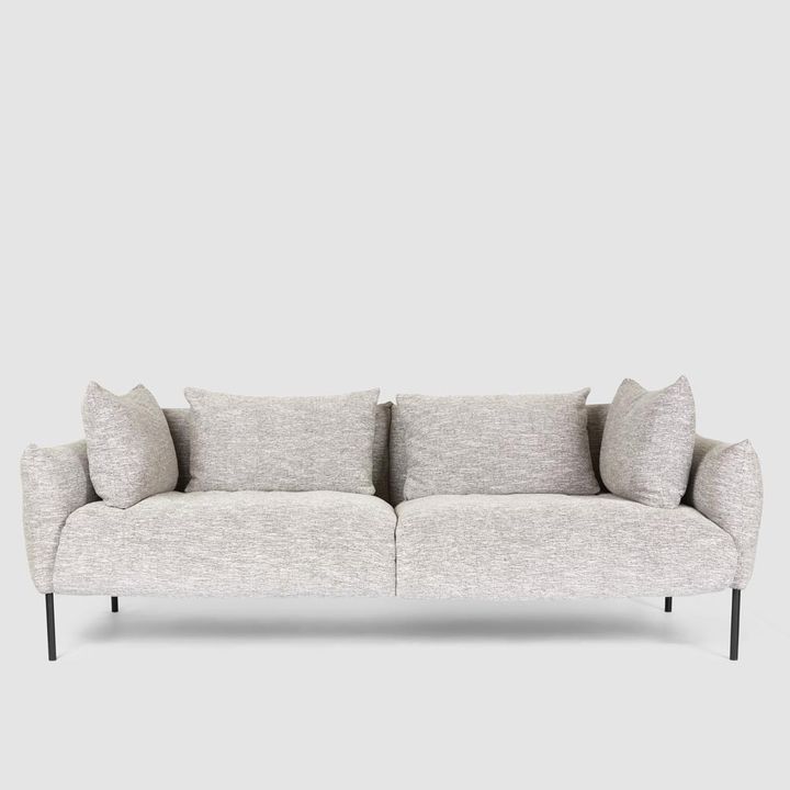 GIANO Sofa 3 seater Grey Fleck