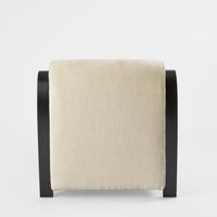 Apollo Armchair Ivory & Black