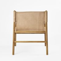 Miles Leather Sling Chair