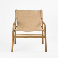 Miles Leather Sling Chair