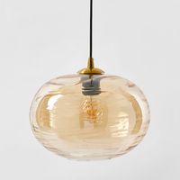 Hinza Ceiling Pendant Amber