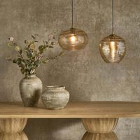 Serenity Ceiling Pendant Amber