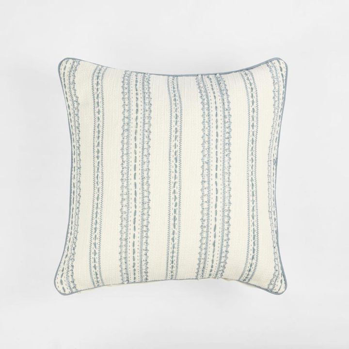 Cushion - Bluebell 50x50cm Natural/Blue