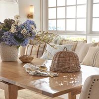 Round Basket W Cover S/2