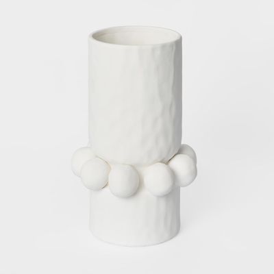 Tiki Vase White