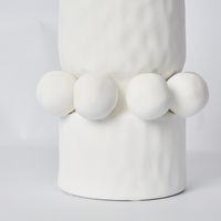 Tiki Vase White