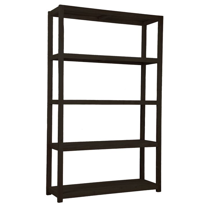 Carfu Wooden Shelf 150x40x240 Black