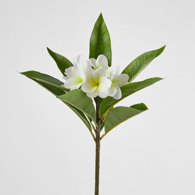 Real Touch Frangipani Stem 88cm