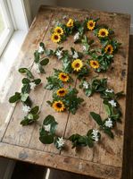 Sunflower Garland 70cm Yellow