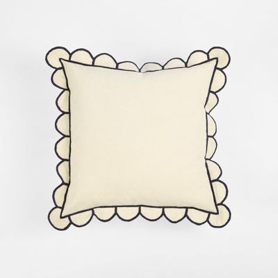 Cushion - Paree 50x50cm Natural/Blue