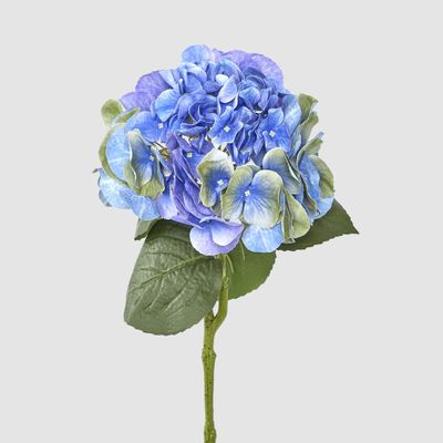 Real Touch Hydrangea 64cm Blue