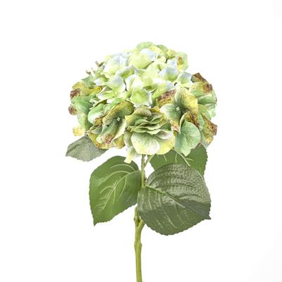 Real Touch Hydrangea 64cm Green