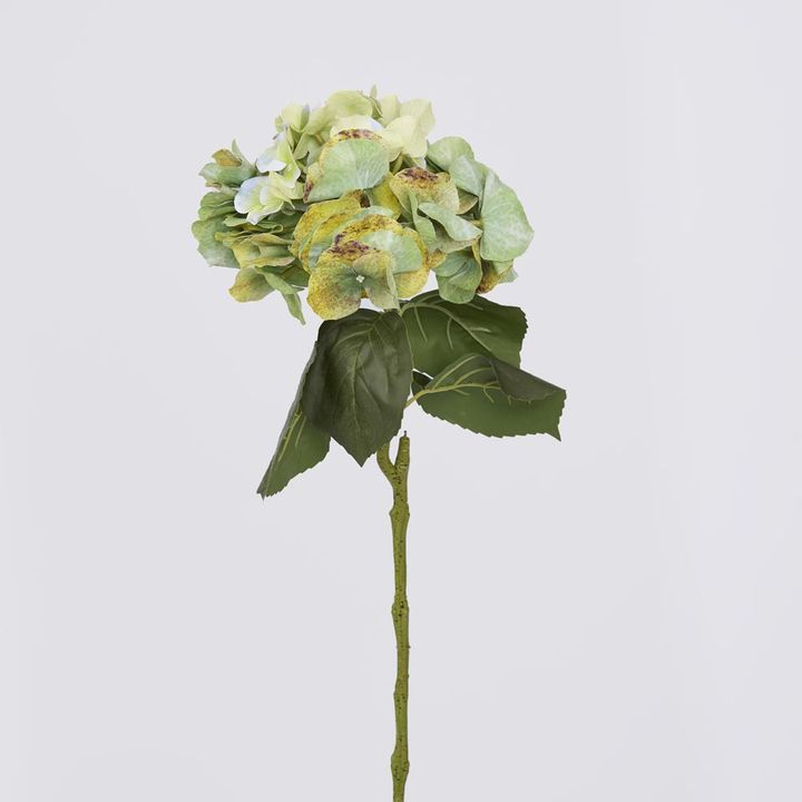 Real Touch Hydrangea 64cm Green