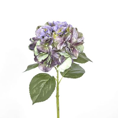 Real Touch Hydrangea 64cm Purple