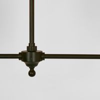 Sheridan Two Arm Chandelier Black