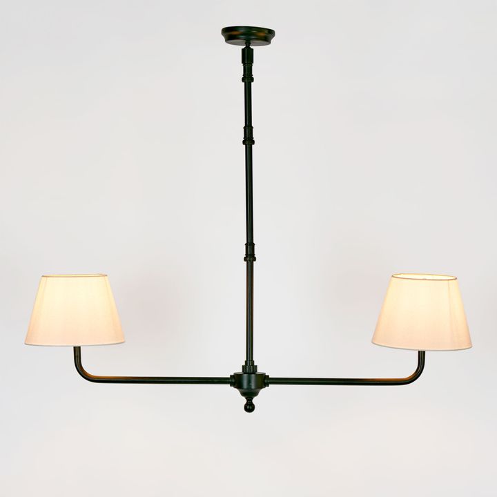 Sheridan Two Arm Chandelier Black