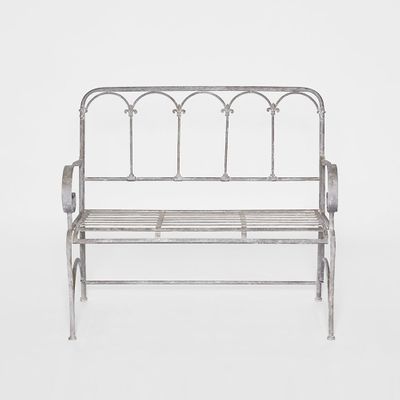 Fleur De Lys Garden Bench -Outdoor