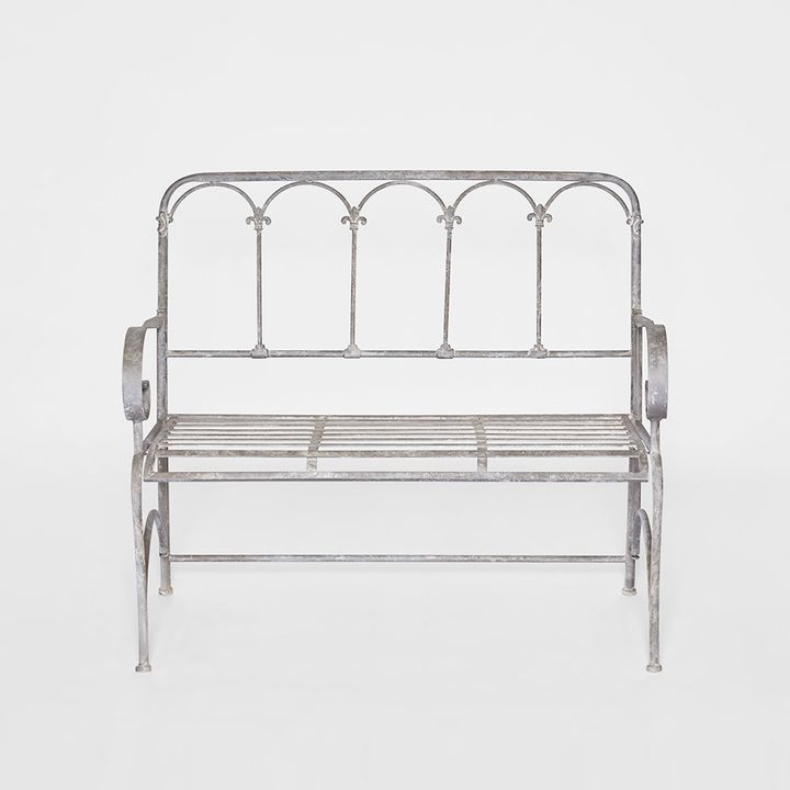 Fleur De Lys Garden Bench -Outdoor